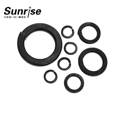 Kõrge tugevusega mustaks muudetud vedruseib, libisemisvastane seib